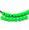 6mm Neon colors Pony beads Czech glass Roller beads, 2mm large hole, 20pc