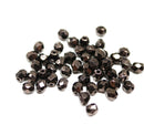 4mm Metallic copper czech glass beads fire polished - 50Pc