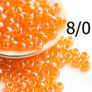 8/0 Toho seed beads, Trans Lustered Light Hyacinth N 111 - 10g
