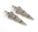 Antique Silver Spike charms, Long arrow