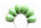 6Pc Green teardrop czech glass beads, Mint green briolettes - 10x14mm