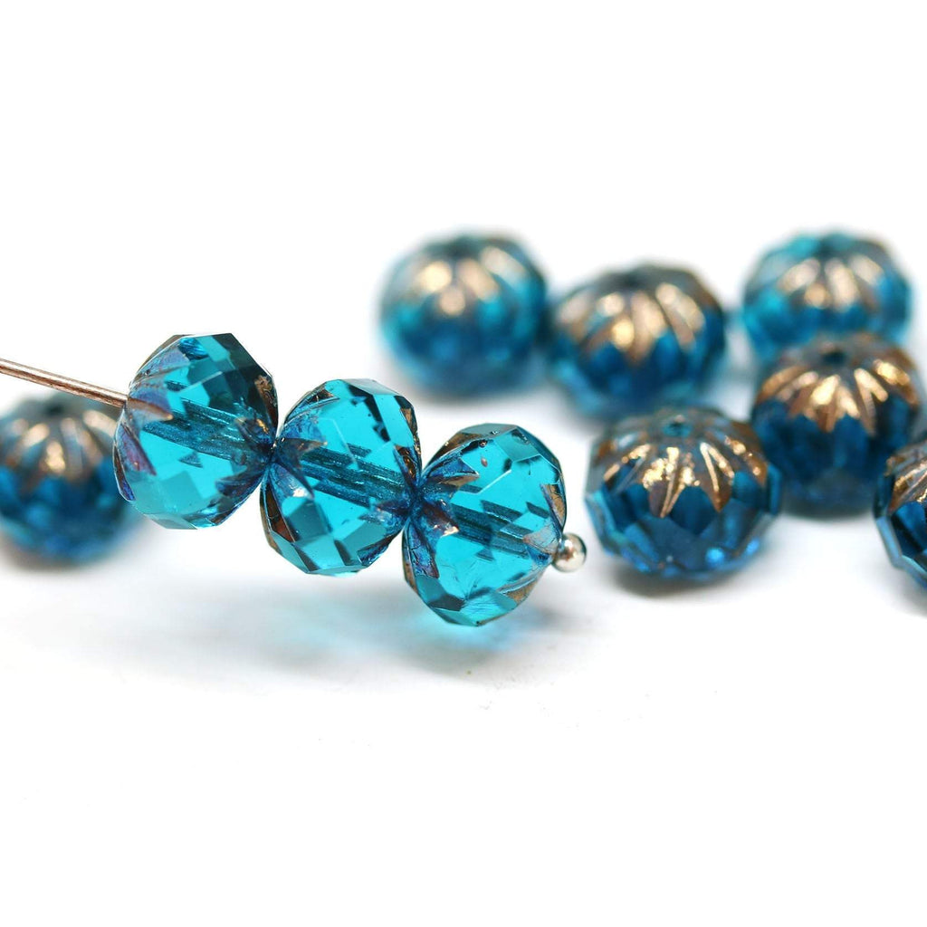 Jelly Blue Crystal Glass Smooth Round Beads Size 6mm 8mm 10mm 15.5 St –  CRC Beads