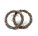 20mm ornament antique copper ring 2Pc