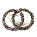 20mm ornament antique copper ring 2Pc