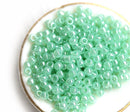 8/0 Toho seed beads, Ceylon Celery N 144, green - 10g