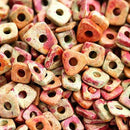 5mm ceramic chip beads Autumn Forest Flowers mix approx. 70pc