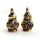 2pc Babushka doll beads, 3D charms, Matryoshka