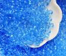 8/0 Toho seed beads, Transparent Aquamarine blue N 3 - 10g