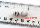 12mm Blue Skull Czech glass beads Halloween decor Skeleton Sugar Skull - 8Pc
