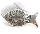 40mm Antique silver fish Pendant