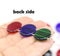 18mm Round cabochon beads Two holes coin dome shape, 4Pc