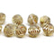 9mm Picasso czech glass bicone fire polished beads, 10Pc
