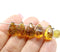 8x13mm Picasso czech glass top drilled teardrops 10pc