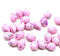 5x7mm Pink czech glass top drilled tear drop beads 30pc