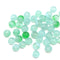 3x5mm Pale green rondelle czech glass beads 40pc