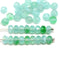 3x5mm Pale green rondelle czech glass beads 40pc