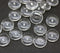 12mm Crystal clear czech glass rondelle spacer beads 20pc