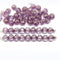 4mm Light purple cathedral czech glass beads, 50Pc