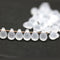 Frosted glass small czech glass drop beads for jewelry making craft