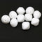 11mm Opaque white czech glass large bicone beads for jewelry making