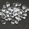 5x7mm Crystal clear glass drops, czech teardrop beads, 50pc