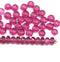 2x3mm Bright pink rondelle tiny czech glass spacers, 50Pc