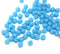 3mm Sky blue melon shape glass beads, 4gr