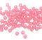3mm Opal pink melon shape glass beads, 5gr