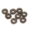 8mm Copper wheel rondelle beads 3mm hole - 8pc