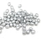 5x4mm Matte metallic silver czech glass rice beads jewelry making