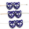 Czech glass cat head beads animal lover jewelry making supplies