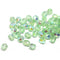 4mm Light green AB finish Czech glass beads, 50Pc