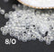 8/0 Toho beads, HYBRID Sueded Crystal Y630 - 10g