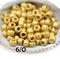 6/0 Toho seed beads, Permanent Finish Matte Galvanized Starlight PF557F - 10g