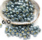 6/0 Toho beads permanent finish, Galvanized Blue Slate PF565 - 10g