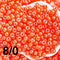 8/0 Toho seed beads, Inside Color Hyacinth White Lined N 957 - 10g