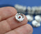 10mm Crystal Clear Silver Rhinestone Rondelle Spacer Beads Grade A, Straight Flange 20pc