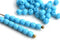3mm Fire polished beads - Bright Sky Blue Special Coating czech faceted beads - 50Pc