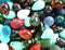 12Pc  Teardrop czech glass beads MIX Second CHOICE large Briolettes - 10x14mm