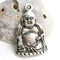 Antique silver Buddha figure pendant