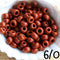 6/0 Toho seed beads, Opaque Terra Cotta N 46L brown - 10g