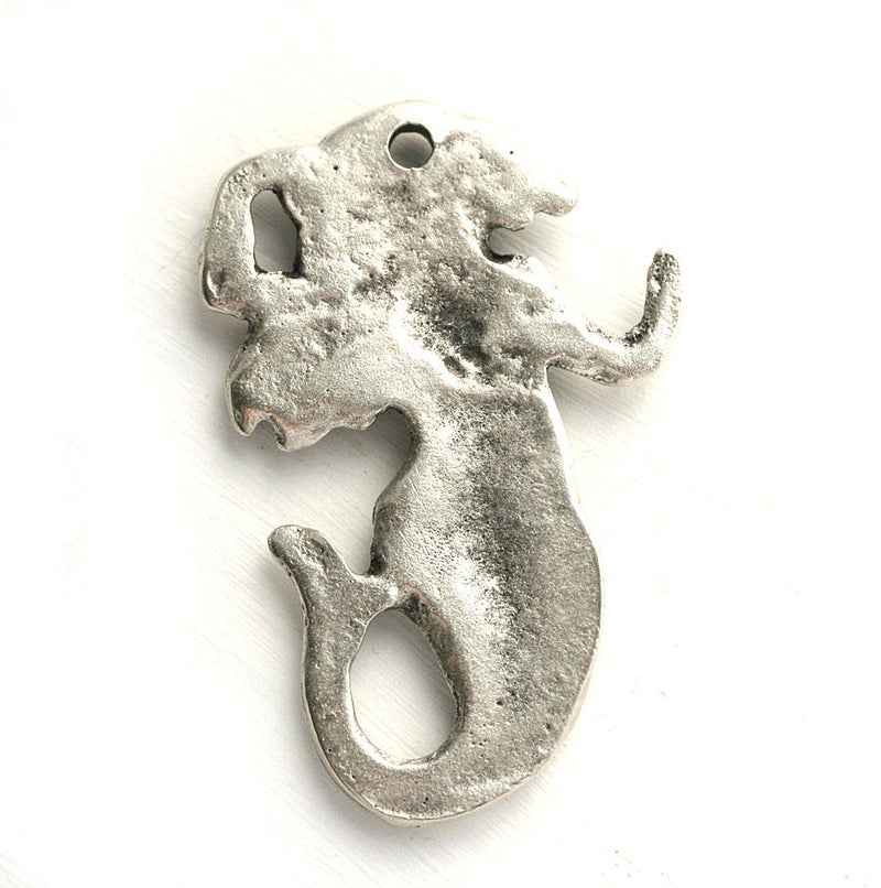 Antique Silver Mermaid pendant