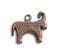 Primitive Bull Antique Copper Pendant Ram Aries Ancient style