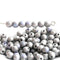 4mm Matte light grey czech glass beads druk round spacers - approx.80pc