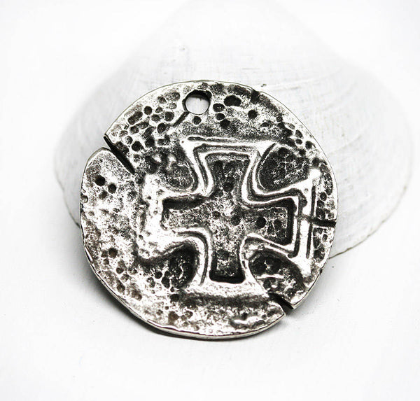 Antique Silver old Cross Pendant
