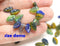 10x6mm Crystal clear leaf Clear czech beads - 60Pc