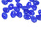30Pc Cobalt Blue petal drop Czech glass beads, Mixed Blue  flower  - 6x8mm