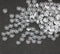 4mm Crystal clear czech glass rondelle spacer beads - approx. 130pc