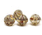 12x14mm Picasso large fancy bicone beads, Light topaz carved Czech glass fire polished beads 4Pc