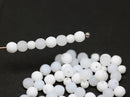 4mm 3mm white glass beads mix, Small czech glass round druk spacers - approx.150Pc